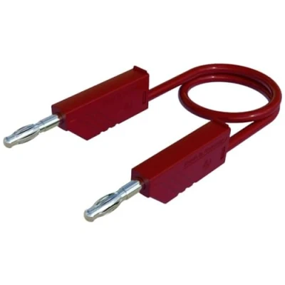 Afbeelding van SKS Hirschmann CO MLN 50/1 Meetsnoer Banaanstekker 4 mm 0.50 m Rood 1 stuk(s)