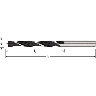 Afbeelding van Rotec Machinale houtboor 10,0x87/133 mm 2351001 235.1001