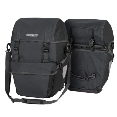 Afbeelding van Fietstas Ortlieb Bike Packer Plus QL2.1 42L Granite Black (2 Delig)