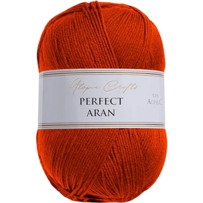 Afbeelding van Utopia Crafts Aran brei en haakgaren, 400 g (rood oxide)