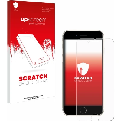 Afbeelding van upscreen Scratch Shield schermbeschermer (1 Stuk, Apple iPhone SE), Smartphone beschermfolie, Transparant