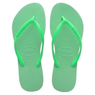 Afbeelding van Havaianas Slim Flip Flop voor dames, Groene tuin, 33/34 EU