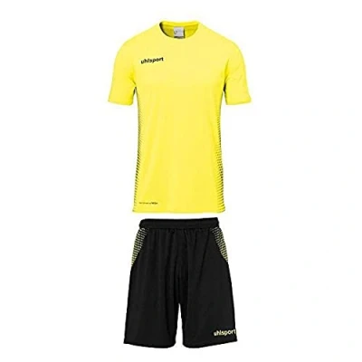 Afbeelding van Uhlsport Score Set Korte Mouw Fluo Geel Zwart Maat 2XL