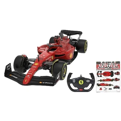 Afbeelding van 1:12 Jamara 402105 RC Ferrari F1 75 Rood Model Kant en Klaar