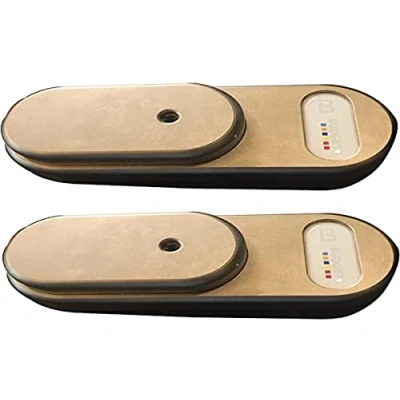 Afbeelding van Gatelock van GVM G4MB2 Set 2 veiligheidssloten, diefstalbeveiliging voor middelgrote bedrijfsvoertuigen, enkele sleutel, zilver