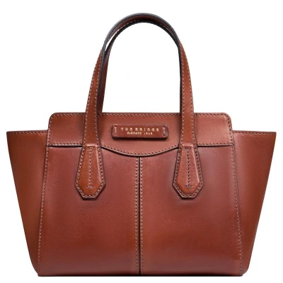 Afbeelding van THE BRIDGE Handtas Schoudertas Gloria Baby Tote Marrone 14 / Oro Bruine