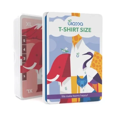 Afbeelding van Ulassa Planning Pokerkaarten voor 8 personen T shirt Size Estimation Agile Poker kaartenset efficiënte schatting van complexe projectvereisten in het team