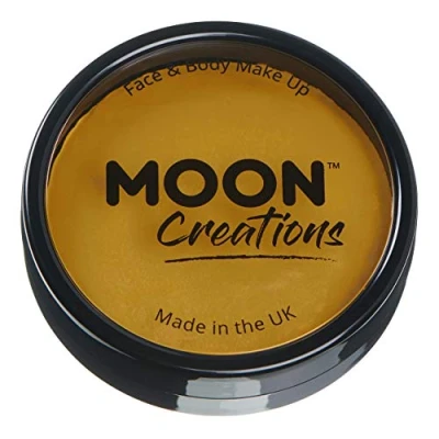 Afbeelding van Moon Creations Professionele watergeactiveerde gezichtsverf Mosterd