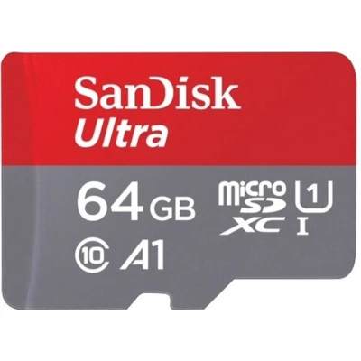 Afbeelding van SanDisk 64GB MicroSD Geheugenkaart UHS I U3