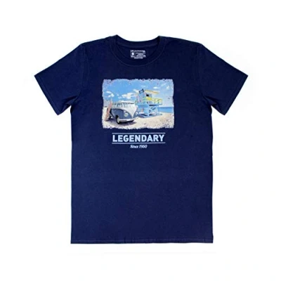 Afbeelding van BRISA VW Collection Volkswagen T1 Bus Transporter T shirt Uniseks (XXL) Beachlife/Blauw