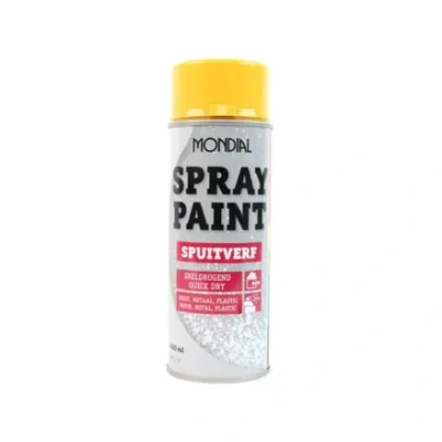 Afbeelding van Mondial Spray paint RAL 1004 hoogglans goudgeel 400ml
