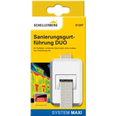 Afbeelding van Schellenberg Duo Maxi 51207 saneringsgordelgeleiding voor rolluikriemen met tochtafdichting,