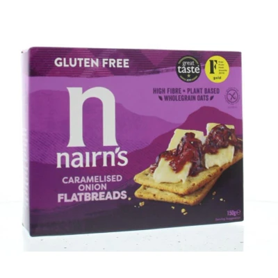 Afbeelding van Nairns Flatbread gekarameliseerde ui 150 g