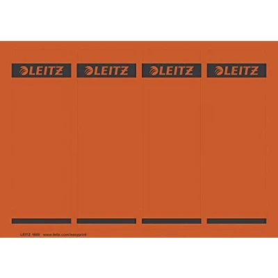 Afbeelding van Leitz Ordneretiketten 16852025 61.5 x 192 mm Papier Rood Permanent 100 stuk(s)