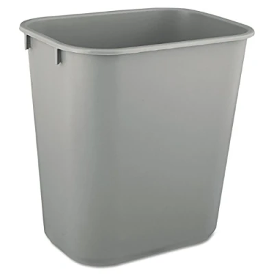 Afbeelding van Rechthoekige afvalbak 12,9 ltr, Rubbermaid, model: VB 002955, grijs