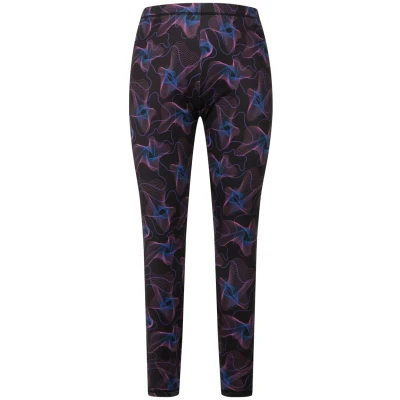 Afbeelding van Ulla Popken Wellen Legging, Dames, Maat: 42/44, Schwarz
