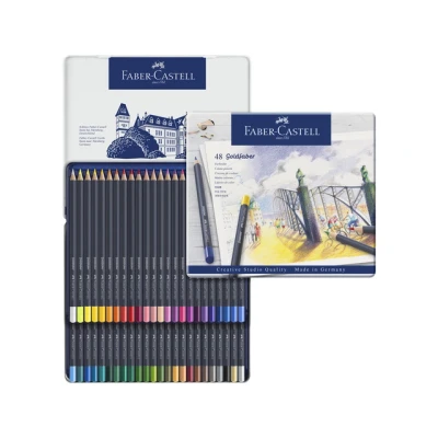 Afbeelding van Kleurpotloden Faber Castell Goldfaber set à 48 stuks assorti