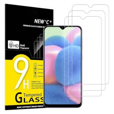 Afbeelding van NEW&#039;C 3 Stuks, Screen Protector voor Samsung Galaxy A30s, A40s, Gehard Glass Schermbeschermer Film 0.33 mm ultra transparant, resistent