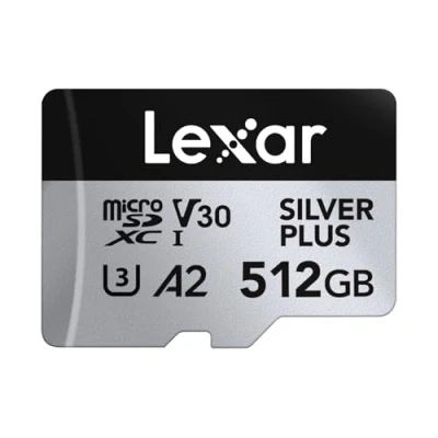 Afbeelding van Lexar MicroSDXC Silver Plus UHS 1 512GB V30 R205/W150MB/s