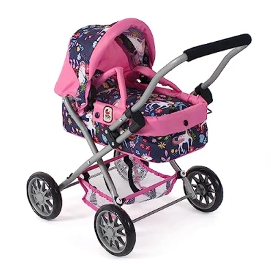 Afbeelding van Bayer Chic 2000 Kleine Poppenwagen Smarty Unicorn