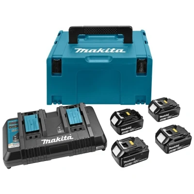 Afbeelding van Makita Accu laadset DC18RD/4XBL1840