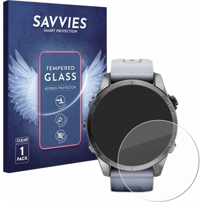 Afbeelding van Savvies Tempered Glass Screen Protector voor Garmin Fenix 7S (42 mm) 9H Gehard Glas Scherm Beschermer