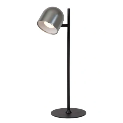 Afbeelding van Lucide SKANSKA RECH Oplaadbare Leeslamp Binnen/Buiten Accu/Batterij LED Dimb. CCT 1x3W 3000K/6000K IP44 Grijs ijzer