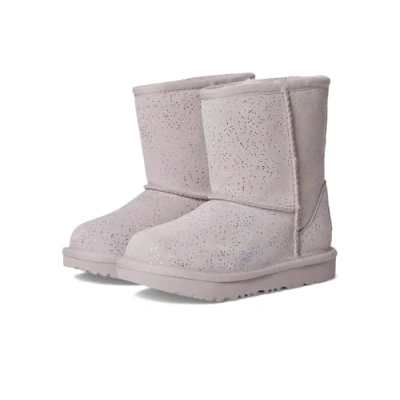 Afbeelding van UGG Classic II Shimmer Sky Fashion Boot, Bleke rook/regenboog Metallic, 3 UK, Rook Regenboog 36 EU