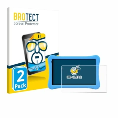 Afbeelding van BROTECT Screenprotector voor Awow funtab 1001 10.1&quot; Folie Beschermfolie transparant (2 Stuks)