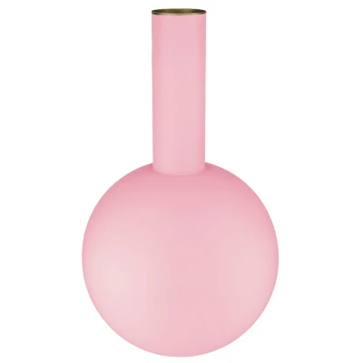 Afbeelding van Pip Studio Bloemenvaas Woonaccessoires Roze vaas Metaal 24.5x42cm