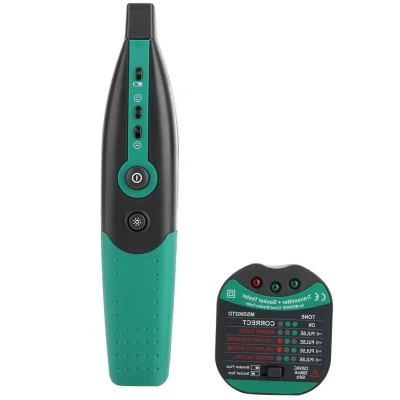 Afbeelding van Titel: Automatische zekeringzoeker MASTECH MS5902 voor stroomonderbrekers EU Stopcontacttester met plug Espadrilles