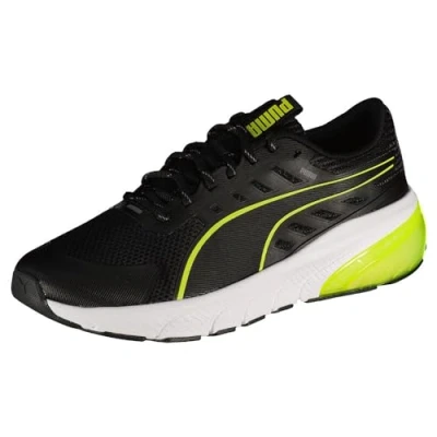 Afbeelding van Puma Unisex&#039;s Cell Glare Road Running Schoen, Zwarte Limoen Pow, 38 EU