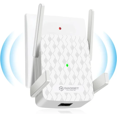 Afbeelding van Wifi Versterker Stopcontact 1200Mbps Dual band 5Ghz &amp; 2.4Ghz Repeater extender