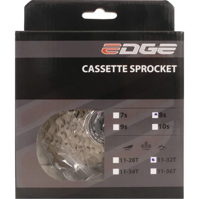 Afbeelding van Edge Cassette 8 speed CS M5008 11 32T zilver