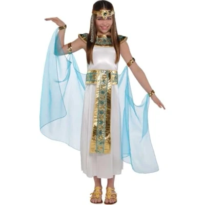 Afbeelding van set high (PKT) (996277) Cleopatra kostuum voor kinderen en meisjes (12 14 jaar)