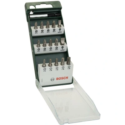 Afbeelding van Bosch Accessoires 16 delige schroefbitset Standard (HEX, PH, PZ, T) 2609255977
