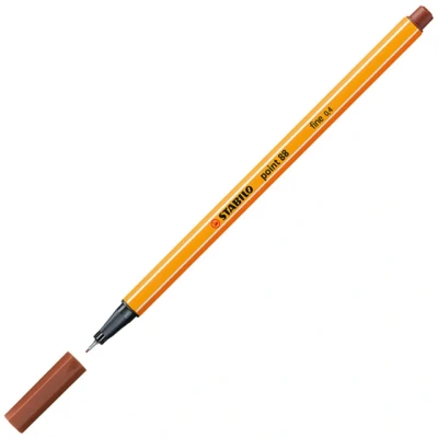 Afbeelding van STABILO point 88 Fineliner 0,4 mm Roodkrijt per stuk
