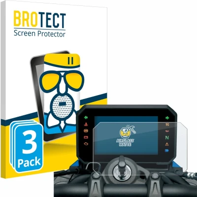 Afbeelding van BROTECT Screenprotector voor Suzuki GSX 8S 2023 Folie Beschermfolie Beschermglas matte (3 Stuks)