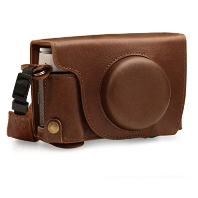 Afbeelding van MegaGear MG1893 Ever Ready Lederen Camera Case compatibel met Fujifilm X100V Bruin