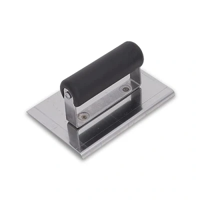 Afbeelding van Marshalltown randtroffel van roestvrij staal met kunststof handgreep, zorgt voor afronding bij het beton, radius: 3 mm, lip: 6 afmetingen: 152x76 mm.