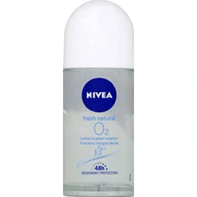 Afbeelding van NIVEA Ball Fresh Natural 0%, deodorant voor dames, effectiviteit, 48 uur, anti transpiratie, langdurige frisheid, perspirant zonder aluminium, 4 stuks