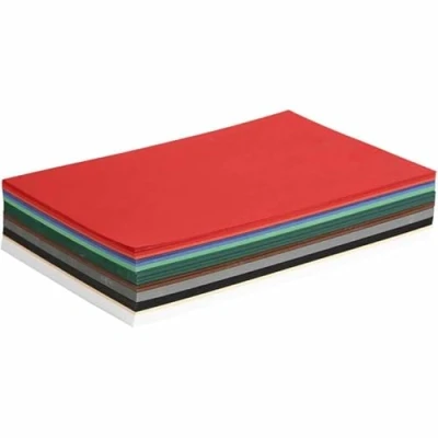 Afbeelding van Kerst karton, A4 210x297 mm, 180 gr, 300 div vellen, diverse kleuren