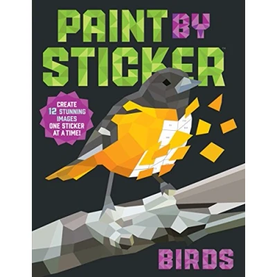Afbeelding van Paint By Sticker: Birds: Create 12 Stunning Images One Sticker at a Time!