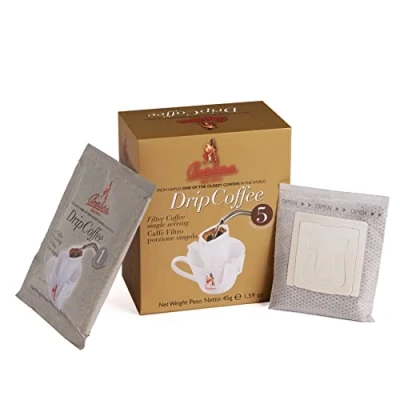 Afbeelding van Barbera Drip Coffee 45 gr 5 porties filterkoffie Caffè