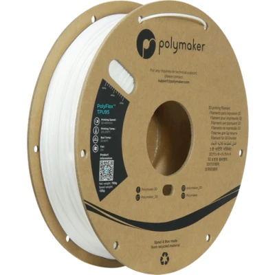 Afbeelding van Polymaker PD01002 PolyFlex TPU 95A Filament Flexibel 1.75 mm 750 g Wit 1 stuk(s)