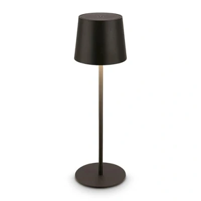 Afbeelding van BRILONER Bota LED Tafellamp Oplaadbaar dimbaar draadloos 33cm hoog IP44 voor binnen &amp; buiten op batterij zwart