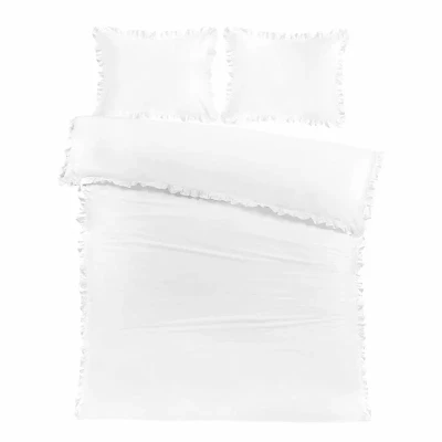 Afbeelding van Papillon Fleur Dekbedovertrek Lits jumeaux 240x200/220 cm Wit