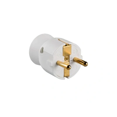 Afbeelding van legrand 050187 Stopcontact met beweegbare kop, draaibaar, 3680 W, 230 V, wit
