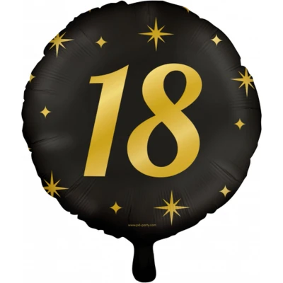 Afbeelding van Helium Ballon 18 jaar Classy 45cm per stuk