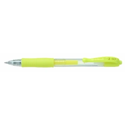 Afbeelding van Pilot G207 Intrekbare Gel Rollerball 0,7 mm Tip Box of 12 Pastel Geel